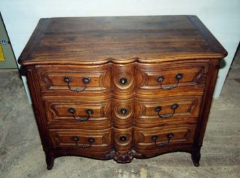 restauration commode noyer