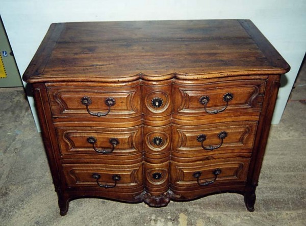 restauration commode noyer